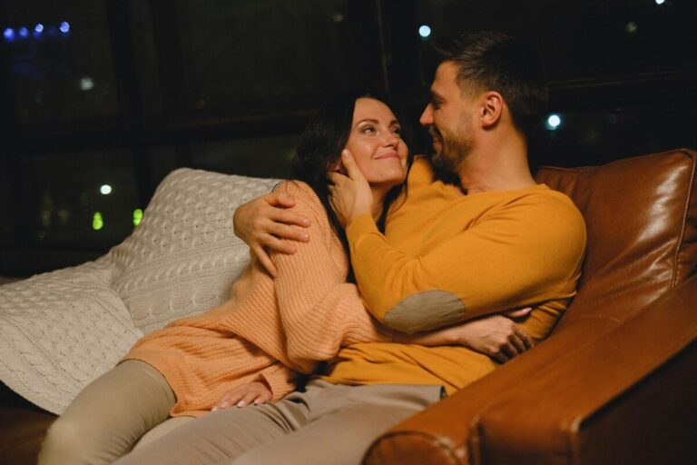 Couple rebuilding intimacy and connection